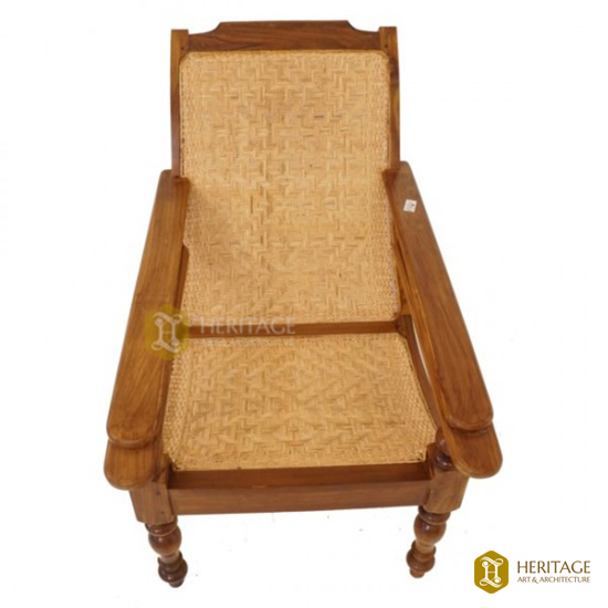 wooden chair with hand rest